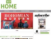 Tablet Screenshot of 417homemag.com